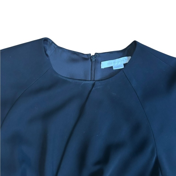 Alexander Wang Black Twist Blouse Round Neck Short Sleeves Designer Size 4 - Picture 3 of 9